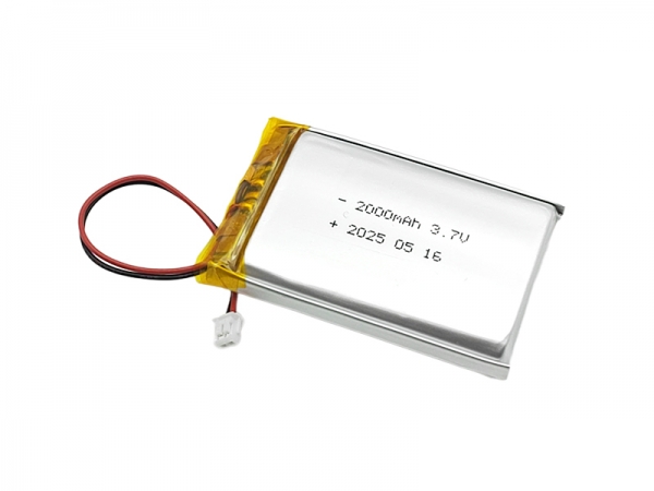 3.7V polymer lithium battery | 103450 2000mAh 3.7V terminal 1.5-2P