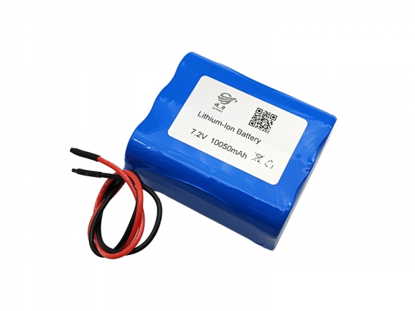 7.2V 10050mAh cylindrical lithium battery | 18650